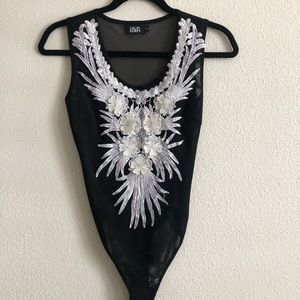 LF mesh body suit